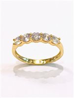 Anello Donna in Oro giallo Zircone Vidali Gioielli ANOR-83-34